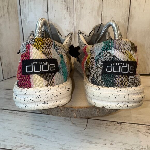 Hey Dude Men's Wally Funk Etno Grey - US 9 EU 42 - Picture 3 of 10